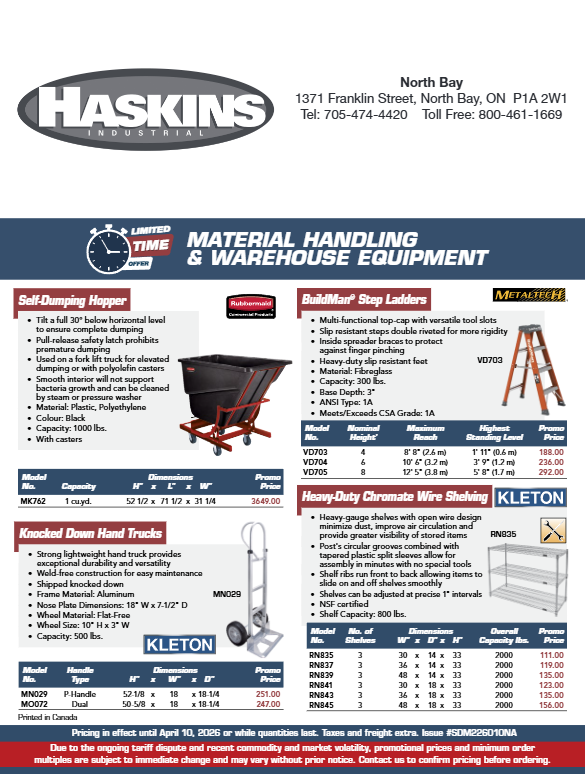 thumbnail of Material Handling 2026 Q1 E