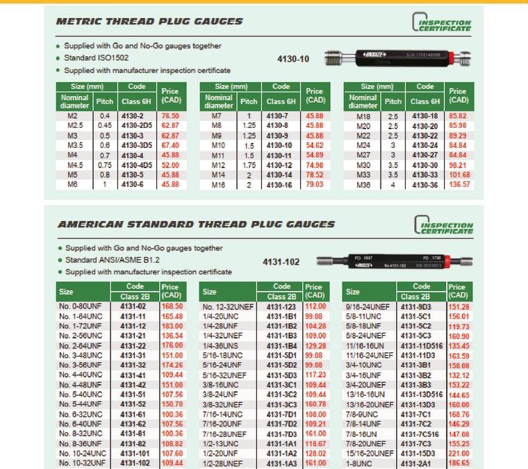 thumbnail of Thread Gauges Flyer with CAD 062026